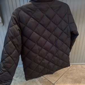 Boys size 10 Gap Quilt black coat